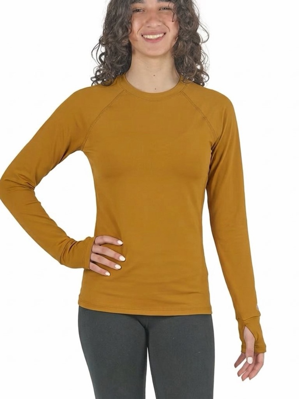 EUC Unica Active Long Sleeve Activewear Top Size M